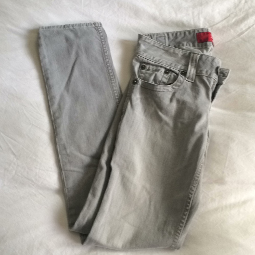 Light grey denim guess pants